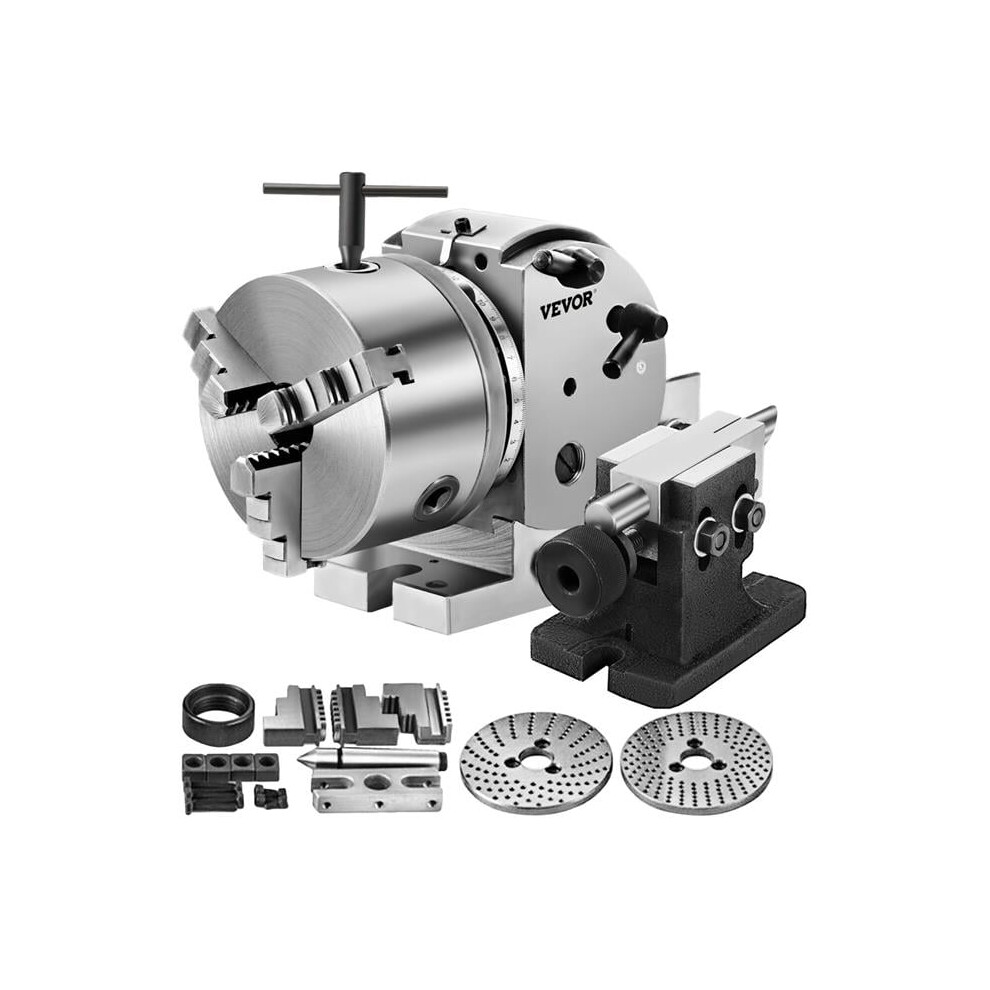 Vevor 5CFDT000000000001V0 5 in. 3 Jaw Chuck Dividing Head Set