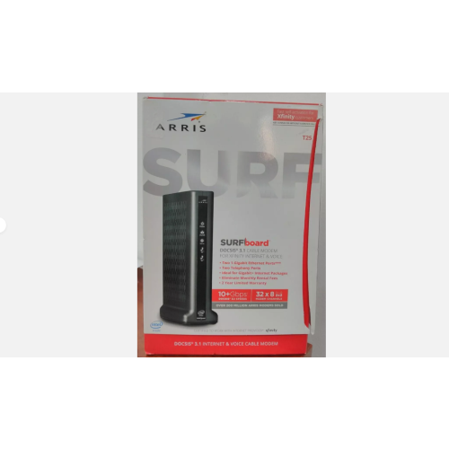 ARRIS SURFBOARD T25 DOCSIS 3.1 CABLE MODEM BLACK