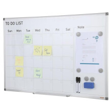 Vevor BBYCXG3624ABS1776V0 36 x 24 in. Magnetic Dry Erase Calendar Board