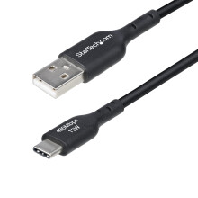 StarTech.com 3ft (1m) USB-A to USB-C Charging Cable, Charger Cord, M/M - USB-C cable - USB to 24 pin USB-C - 1 m