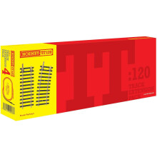 Hornby TT8033 TT Gauge Track Pack 4 - Extra Track Pieces for Model Railway Sets, Toy Train Track Pieces