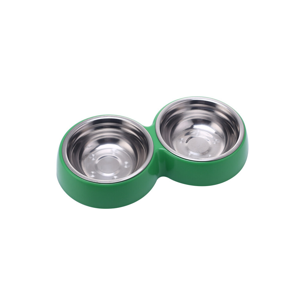 (StyleF) Pet Candy Colored Stainless Steel Double Bowl With Multiple Styles Pet Bowls Of-image-OPC-PFZJ92B-NEW