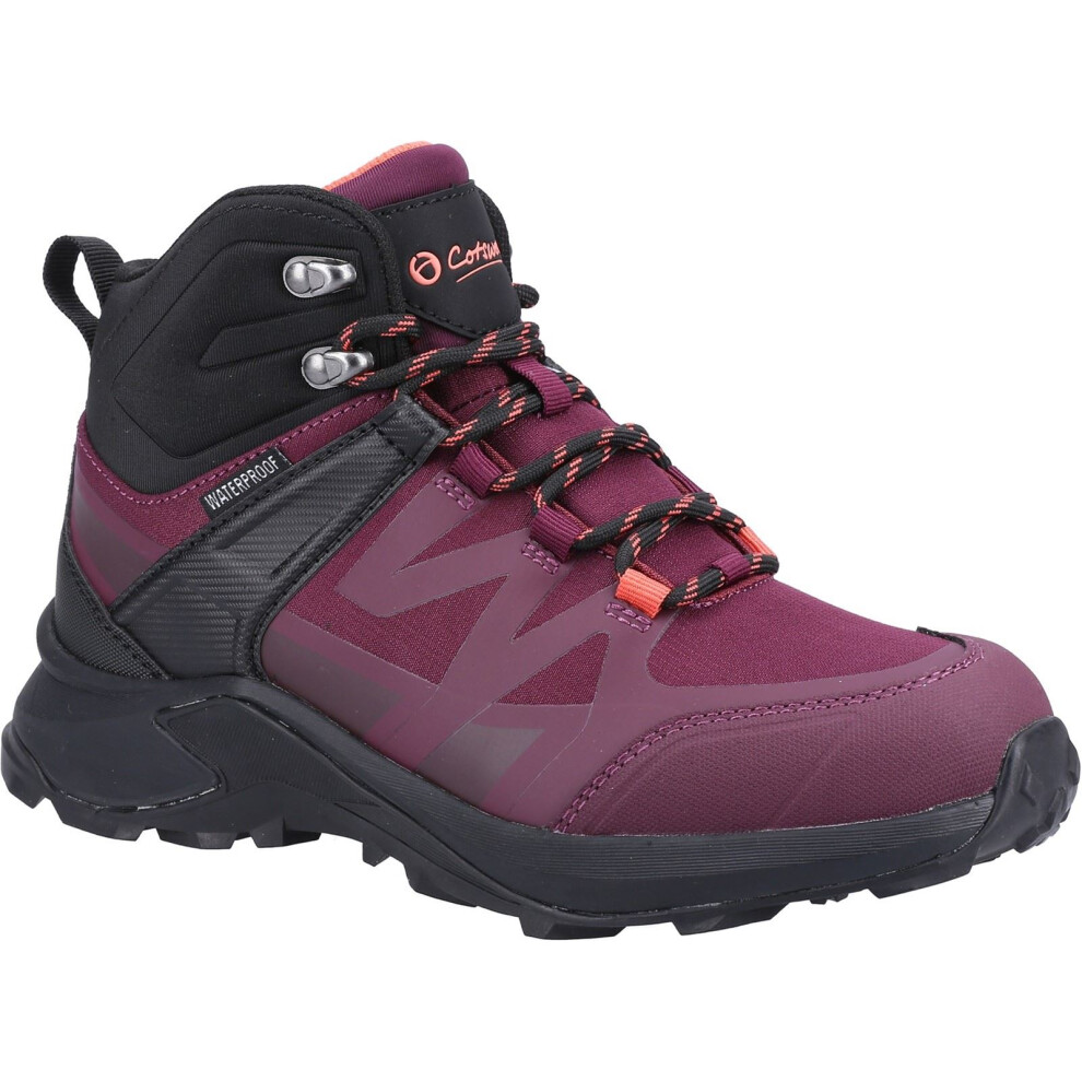 Cotswold (, 4 (Adults')) Horton Rpet+Mesh Women's Burgundy Hiking Boots Red
