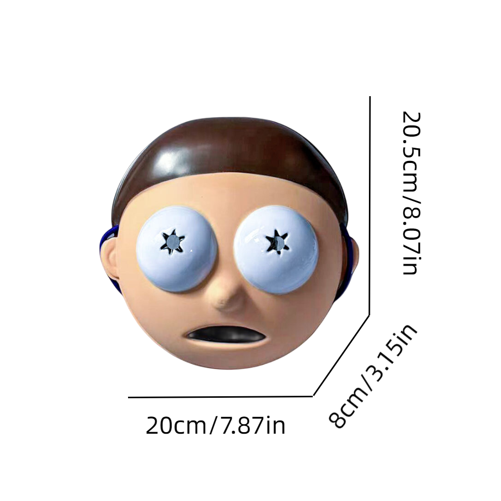 (Morty) And Morty Rick Pvc Mask Halloween Anime Cosplay Headgear Party Role Play Props Not,Specified