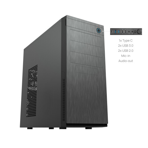 Boîtier PC Chieftec HC-10B-OP - SECC - ATX,Micro-ATX,Mini-ITX - Noir - 0,6 mm - 15,5 cm 1
