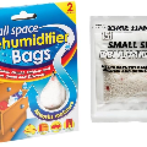6 x Packs Small Space Dehumidifier 2 Sachets Per Pack Stops Damp Mould Mildew Condensation 2