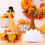 2Pcs Turkey Gnomes Plush for Fall Thanksgiving Day 4
