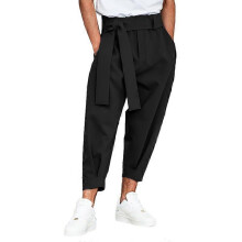 (XL,Black)Mens Harem Pants Casual Loose Fit Baggy Pants