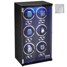 Vevor SBZDSLH6Z0009EZVIV1 Black PU Watch Winder