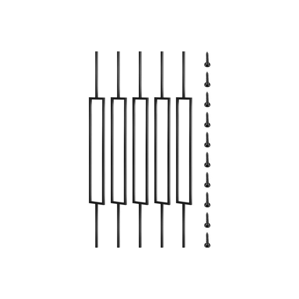 Vevor TZLGFXYC44LG89MX5V0 44 x 0.5 in. Staircase Baluster with Screws, Black