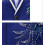 (L,Blue)Men's Sequin Suits 2 Piece Set One Button Blazer Outfits 3