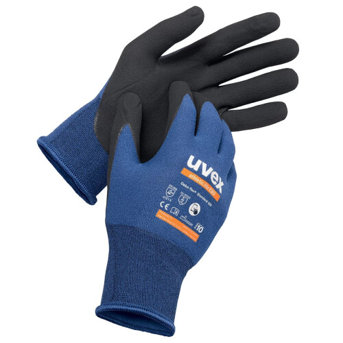 Uvex (7/Small) 10 x Uvex Work Safety Gloves ESD  Touchscreen
