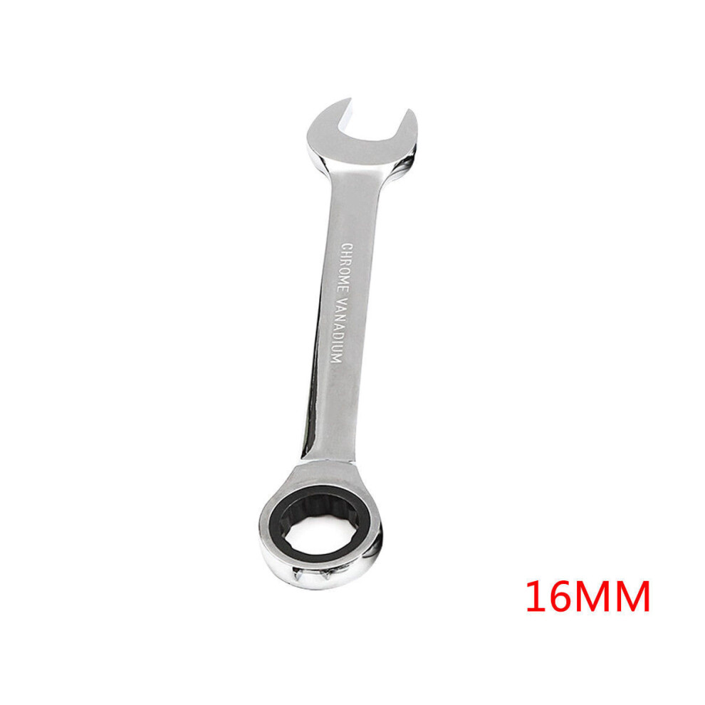 (16Mm) Chrome Wrench 6Mm32mm Vanadium Steel Metric Fixed Head Spanner Ratchet 693977353950