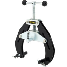 Vevor HJDGQYCBDD2-6SEUMV0 2 to 6 in. High Strength Ultra Clamp with Quick Acting Screws, Black