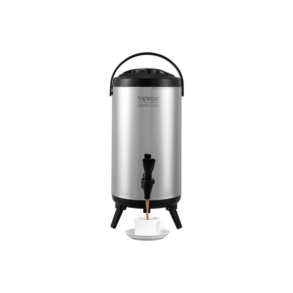 Vevor YLHLQQYX12L0TQWXUV0 2.4 gal Stainless Steel Insulated Beverage Dispenser