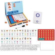 (Alphabet ABC Set)Magnetic Puzzles Set Painting Puzzle Games Box Kids Educational Toys