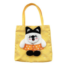 (Yellow)Pet Canvas Shoulder Carrying Bag, Cute Pet Canvas Shoulder Bag Cat Carrier