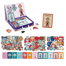 (Dream Career Set)Magnetic Puzzles Set Painting Puzzle Games Box Kids Educational Toys