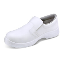 BEESWIFT MICRO-FIBRE SLIP ON SHOE S2 WHITE 04