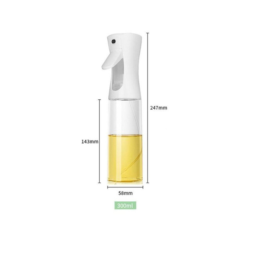 (white, 300ML) Spray Can Spray Cooking Oil Spray Bottle Air Fryer Spray Bottle Kitchen Plastic Spray Bottle Olive Oil