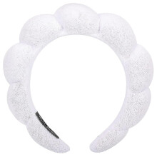 (White)Spa Headband For Women,sponge Headband,padded Soft Hairband Girls Fashion Hair Hoop Christmas Gifts For Makeup