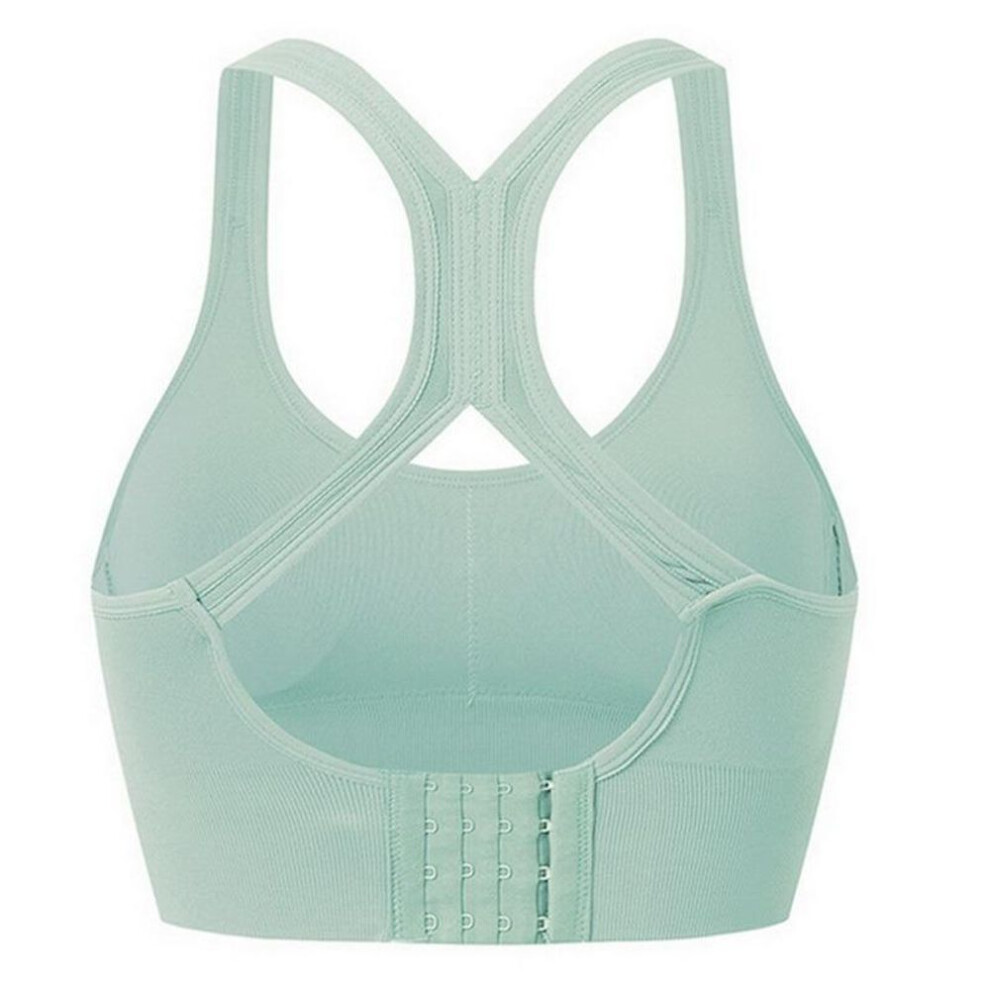 (green, L) Female Brassiere Wireless Sports Vest Bras Women Underwear Sexy Seamless Bralette with Pad Bra Push Up Cotton Tops Lingerie