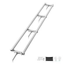 Vevor LJDGLMDGKDJ9FTZHCV0 9 ft. Rail Mill Guide System Milling Guide, 4 Crossbar Kits Chainsaw Mill Rail Guide