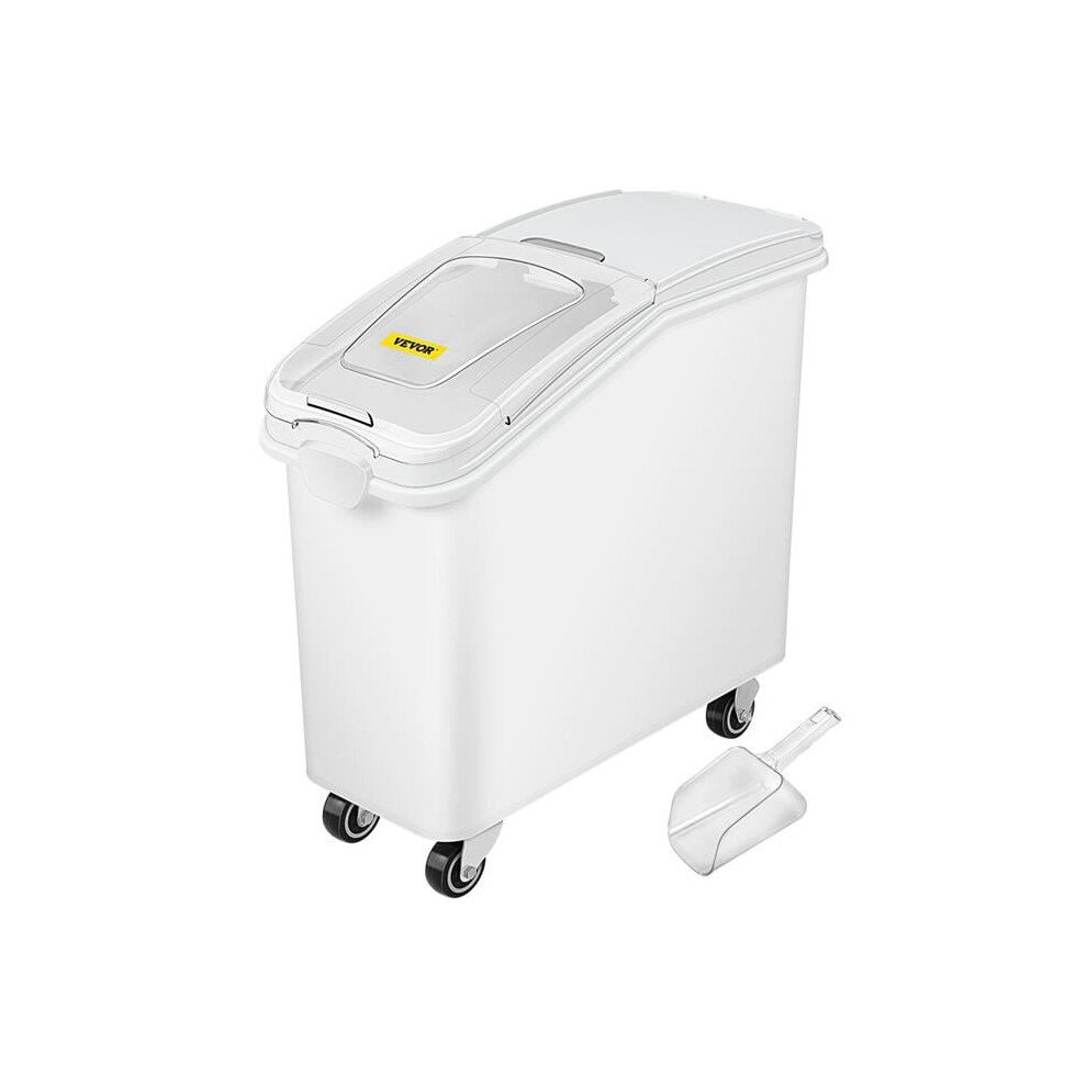 Vevor MX750X340X730MM01V0 21 gal Scoop 400 Cup Ingredient Bin with Sliding Lid Commercial Food Storage for Kitchen