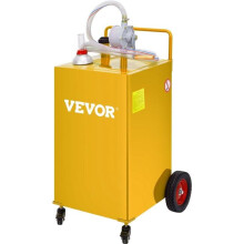 Vevor SYJYCHSGJL430UENSV0 30 gal Gas Storage Tank & 4 Wheels Fuel Caddy, Yellow