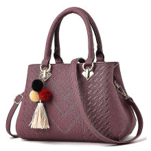 (Purple)Handbags Women Bags Er Women's Shoulder Bag Ladies Hand Bags Fe Bags Tote Handbag