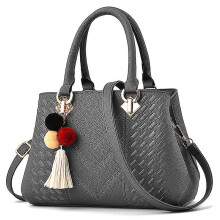 (grey)Handbags Women Bags Er Women's Shoulder Bag Ladies Hand Bags Fe Bags Tote Handbag