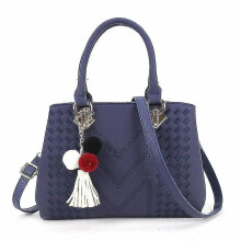 (Navy blue)Handbags Women Bags Er Women's Shoulder Bag Ladies Hand Bags Fe Bags Tote Handbag