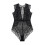 (M)Slim Sleeveless Soft Vintage Sexy Lace Bodysuit 1