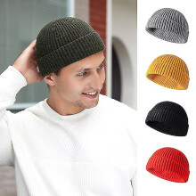 (black)Men's Women's Beanie Hats Women's Stretch Rib Knit Beanie Hats Warm And Comfortable
