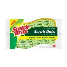 3M 2.6 x 4.4 in. Scotch-Brite Dots Fiber Scrub Sponge