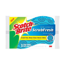 3M 2.6 x 4.4 in. Scotch-Brite Scrubfresh Fiber Scrub Sponge