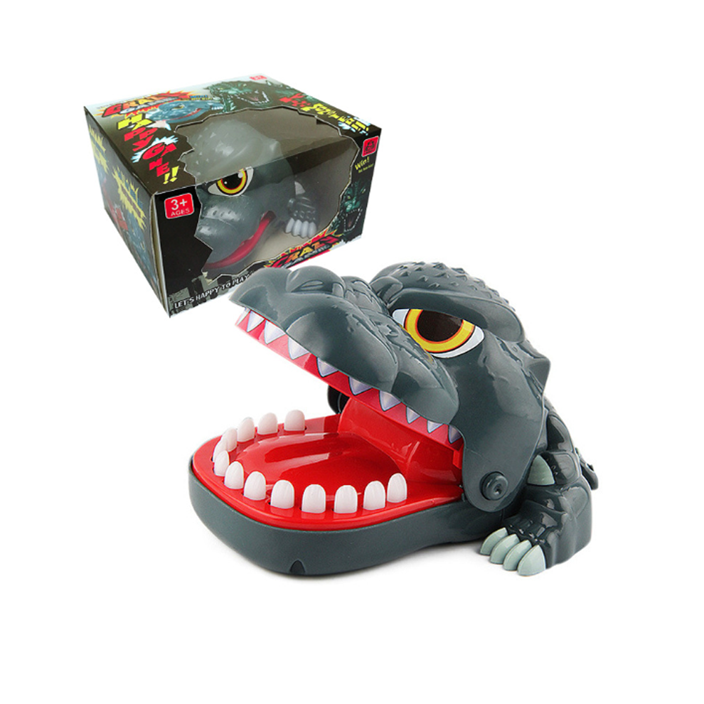 (Dinosaur) Dog Shark Dinosaur Mouse Biting Finger Toy Tricky Family Game Party Birthday