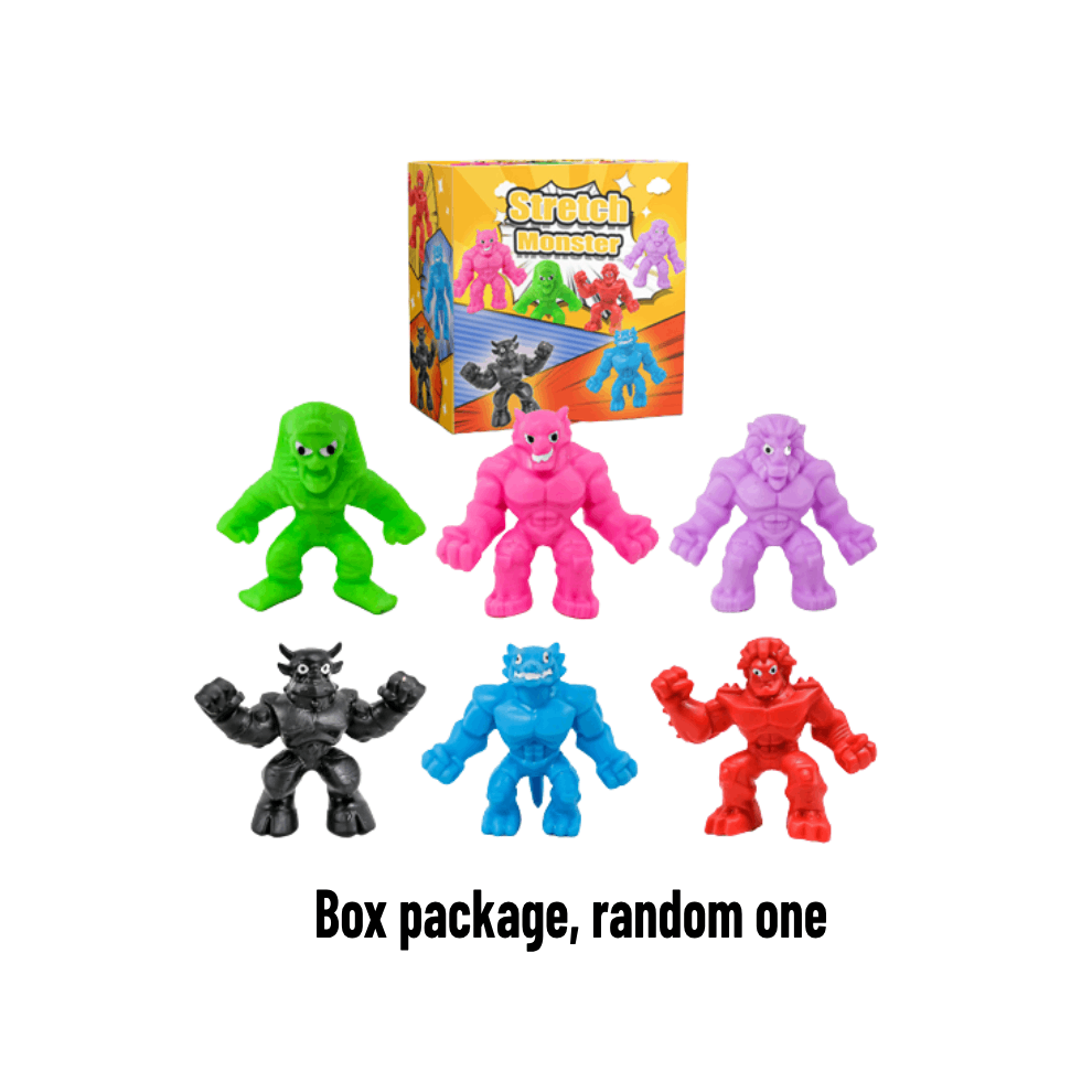 (Box) Random 1pcs Squeeze Stretch Monster Decompression Toy Miniature Stress Release-image-OPC-PFZK769-NEW