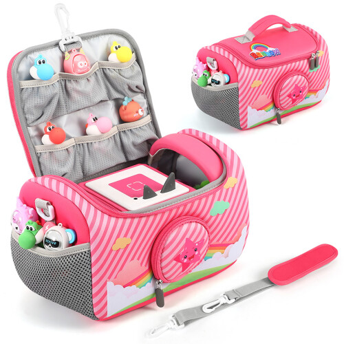 (Pink) Organizer Bag for Toniebox Player