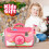 (Pink) Organizer Bag for Toniebox Player 8
