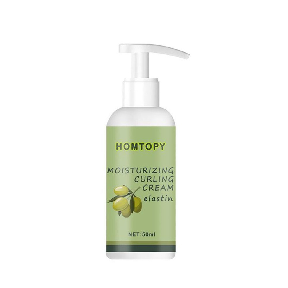 (50ml) 50ml Hair Volumizing Cream Hair Conditioner Volume Lift Styling Cream Curly Hair Elastin Curl Defining Nourishing Hair Care