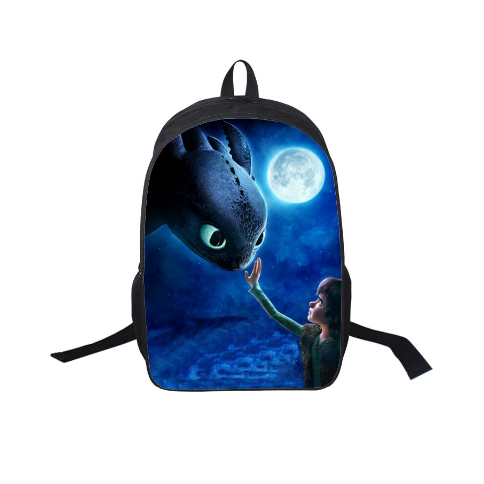(6#) To Train How Your Dragon Backpack Schoolbag Mens Boys School Bag Bags Shoulder