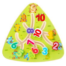 (Numbers) Boards Wooden Maze Montessori Puzzle Early Educational Toys Game Learning Kids