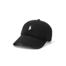 (Black) Baseball Sun Cap Hat Wide Brim Cotton Material Fashion Breathable Adjustable