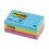 3M 3M  Ultra Color Notes  3 x 5  Five Colors  Five 100-Sheet Pads Pack 1