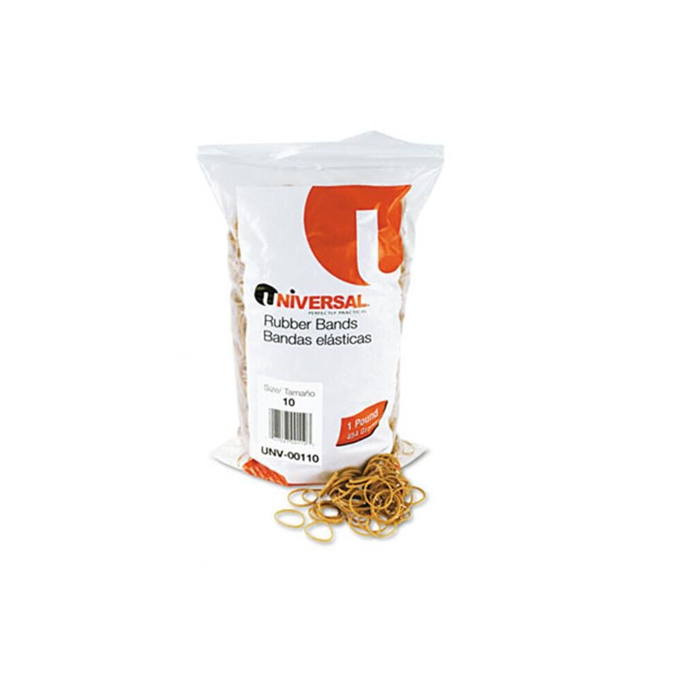 Universal  Rubber Bands- Size 10- 1-1/4 x 1/16- 3740 Bands/1lb Pack