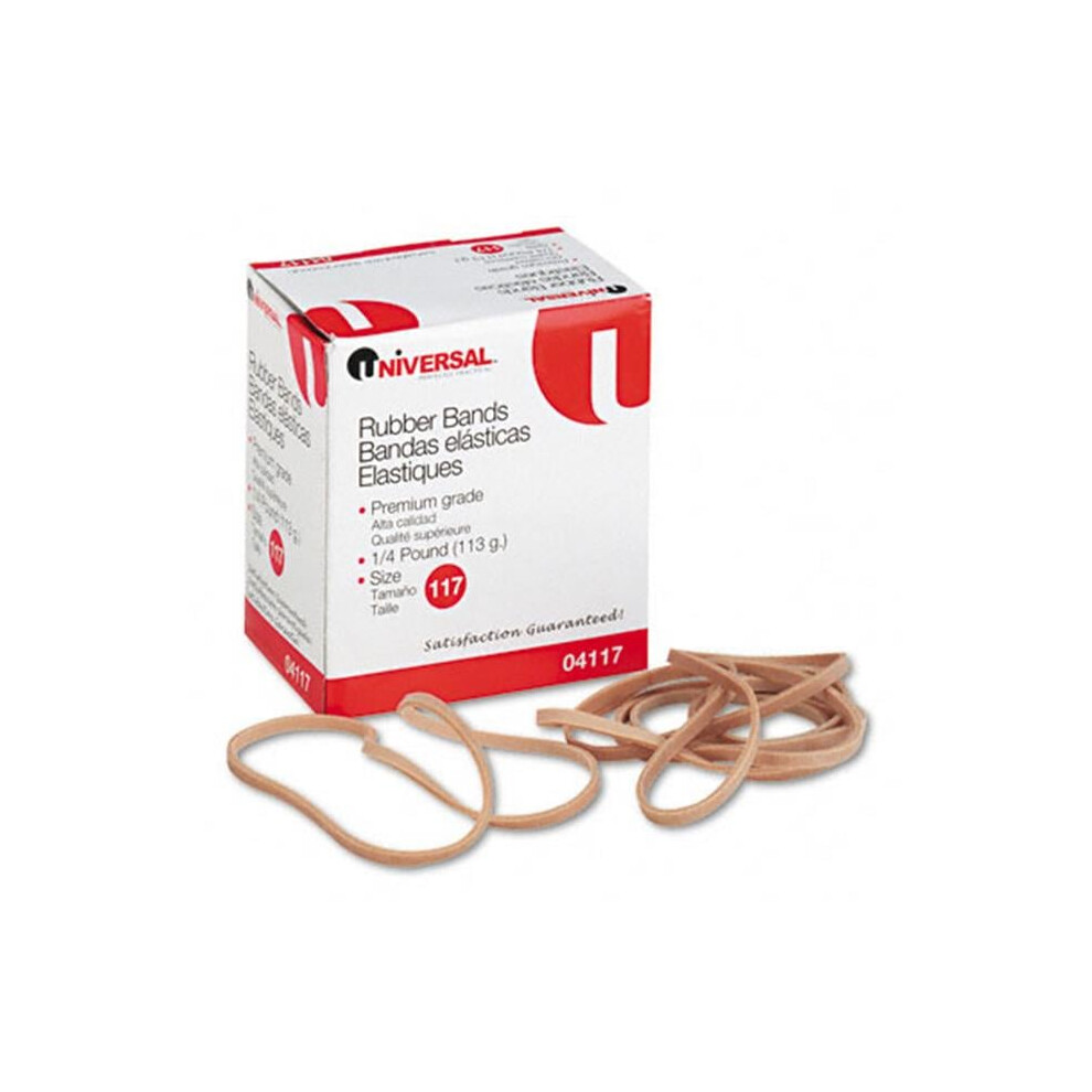 Universal  Rubber Bands- Size 117- 7 x 1/8- 53 Bands/1/4lb Pack