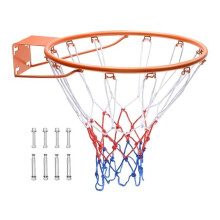 Vevor LK18CBZKFTSG8I4J6V0 Wall Door Mounted Basketball Hoop Rim with Net, Standard 18 in. Indoor & Outdoor Hanging Basketball Hoop for Kids Adults