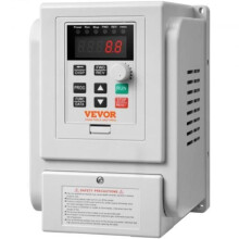 Vevor BPDSQ3HP0000FEVFCV7 VFD 2.2KW 10 Amp 3HP Variable Frequency Drive for 3-Phase Motor Speed Control