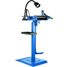 Vevor LTCKQJD0000000001V1 Manual Spreader Portable Tire Changer with Stand Adjustable LED Light Spreader Tool, Blue